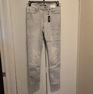 Express Men's Stone Gray Skinny Jeans